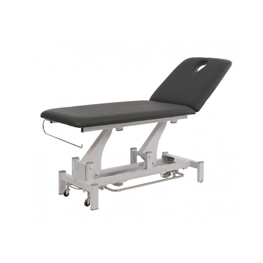 Camilla eléctrica 2 cuerpos, gris oscuro 1 motor TORAC