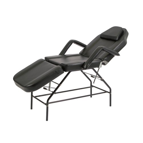 Camilla fija de 3 cuerpos y estructura metálica blanca. Entrega de 3 a 5 días.