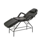 Camilla fija de 3 cuerpos y estructura metálica blanca. Entrega de 3 a 5 días.