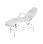 Camilla fija de 3 cuerpos y estructura metálica blanca. Entrega de 3 a 5 días.