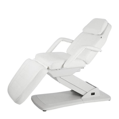 Camilla eléctrica 3 cuerpos y 3 motores, color blanco. STER