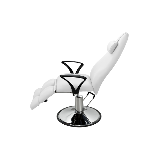 Camilla hidráulica de estética SOL color blanco