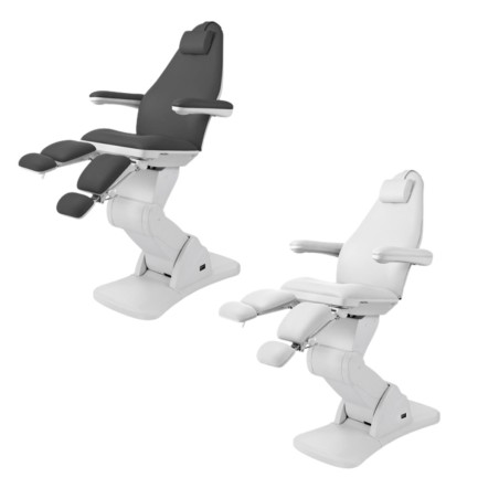 Sillón Camilla de Podología CUBO. 3 o 5 motores.