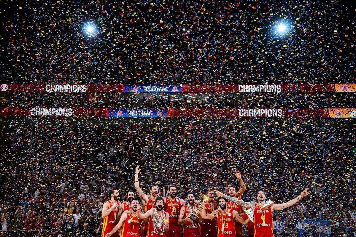 Celebración selección española campeona EuroBasket fotografía Sonia Cañada